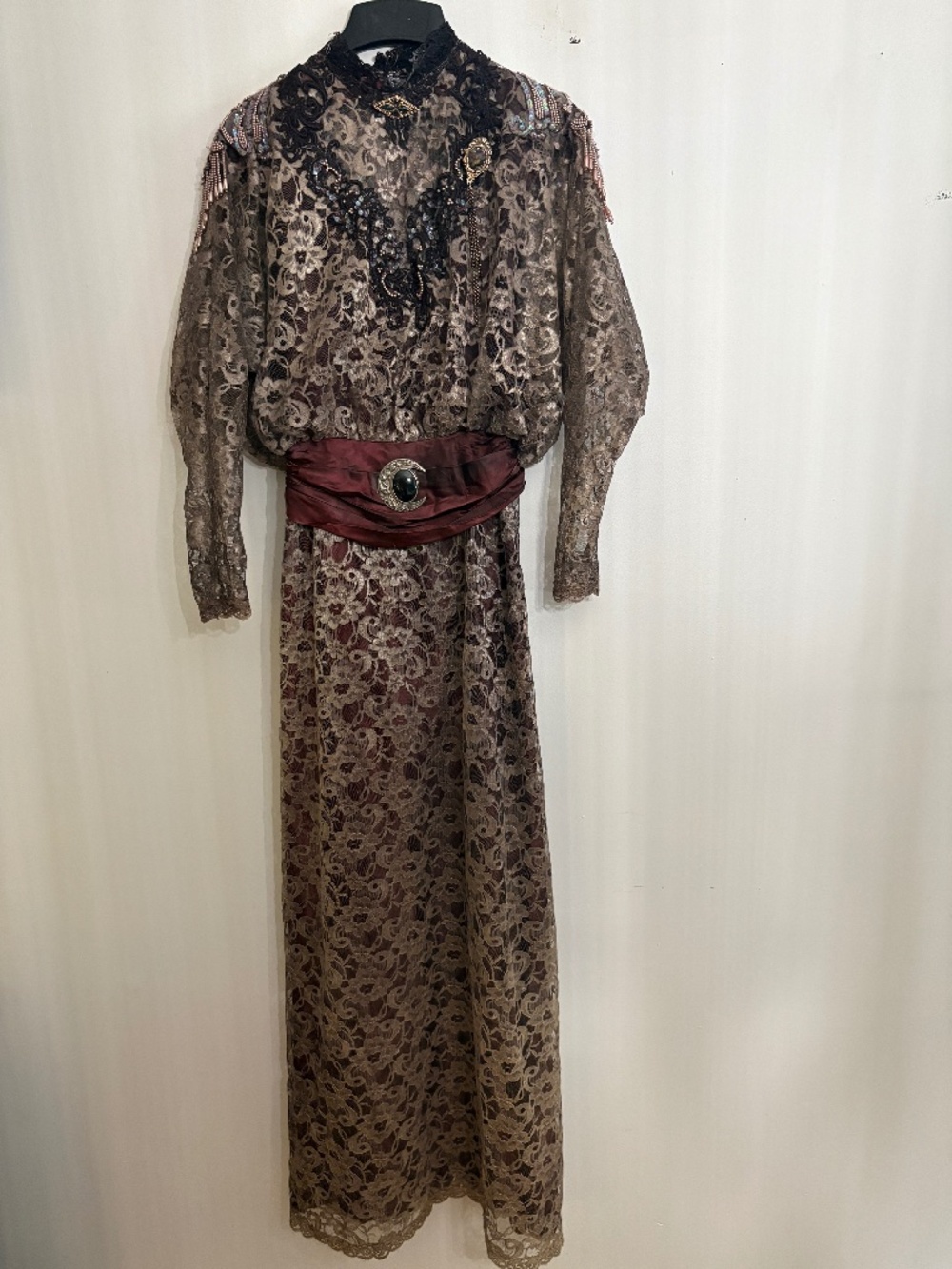 Vintage BRIDALLURE Bridal Gown REPURPOSED as Victorian Fortune Teller Costume